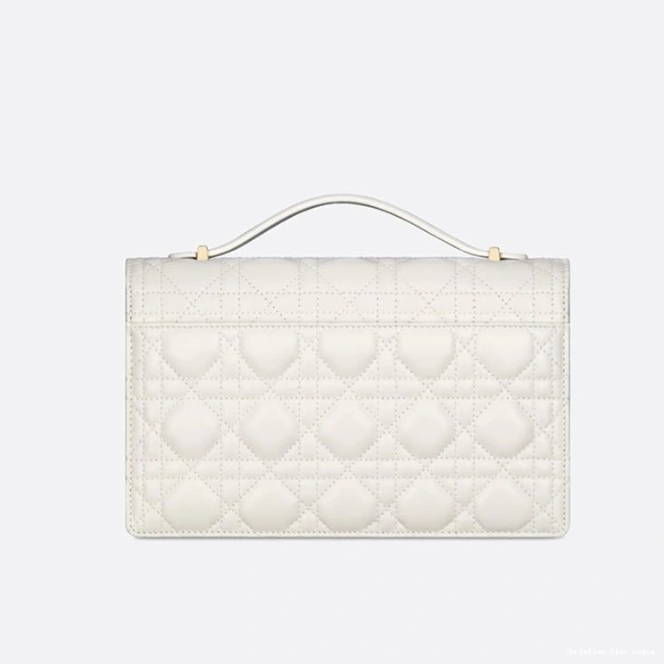 Cheap Top Small Miss Cannage Bag Lambskin Dior White Handle 0726 Luxury
